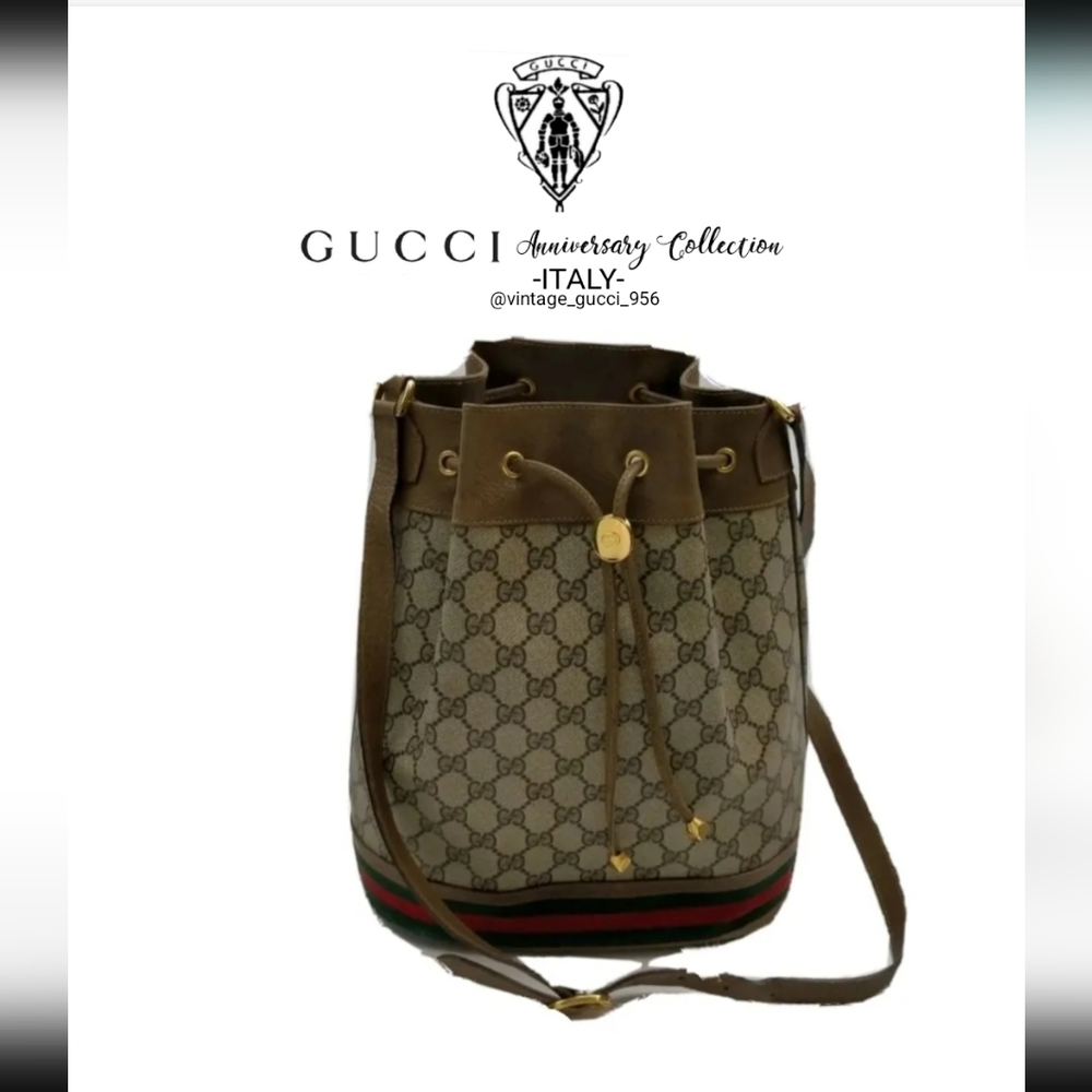 Vintage Authentic Gucci Bucket Bag